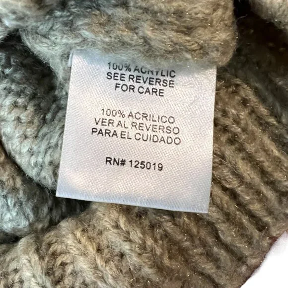 Joseph A. NWT Sweater L Womens Tan Open Knit Round Neck Pullover Size Large - Picture 7 of 7